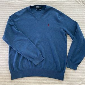 LIKE NEW Polo by Ralph Lauren men’s cotton knit lightweight sweater | men’s L